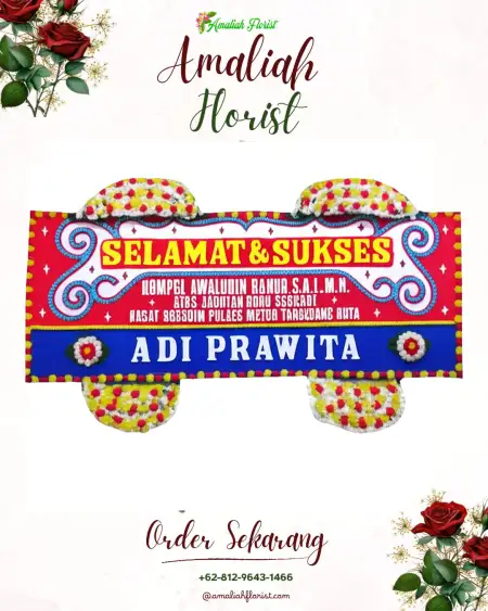 Papan Bunga Ucapan Selamat Sampoddo
